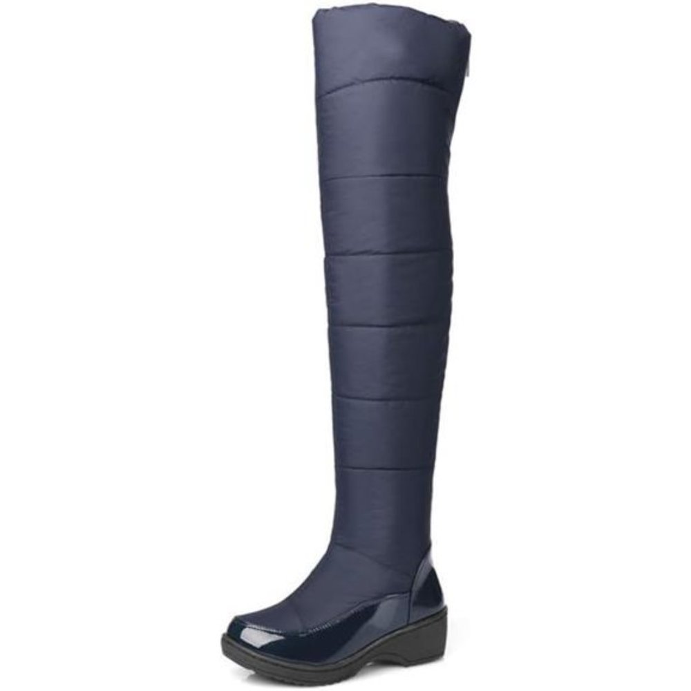 Women's Winter Over The Knee Thigh High Snow Boots Fur Lined Wide Calf Snow Boot